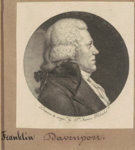 Franklin Davenport autorstwa Charles B. J. Févret de Saint Mémin
