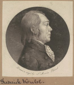 Fryderyk Kuhl autorstwa Charles B. J. Févret de Saint Mémin