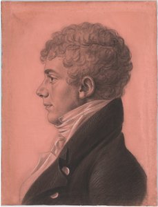 George Raleigh Dearborn autorstwa Charles B. J. Févret de Saint Mémin