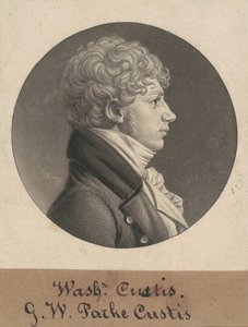 George Washington Parke Custis autorstwa Charles B. J. Févret de Saint Mémin