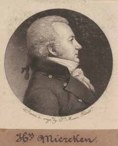 Henryk Miercken autorstwa Charles B. J. Févret de Saint Mémin