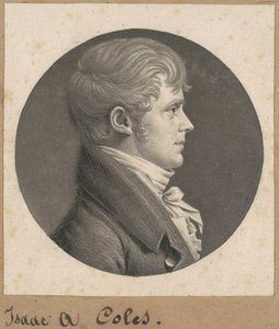 Izaak A. Coles autorstwa Charles B. J. Févret de Saint Mémin