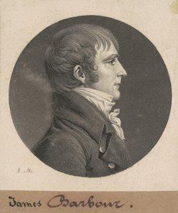 James Barbour autorstwa Charles B. J. Févret de Saint Mémin
