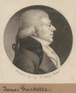James Gardette autorstwa Charles B. J. Févret de Saint Mémin