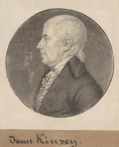 James Kinsey autorstwa Charles B. J. Févret de Saint Mémin