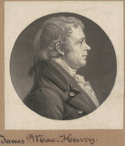James McHenry autorstwa Charles B. J. Févret de Saint Mémin