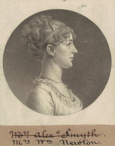 Jane Barr Stuart Newton autorstwa Charles B. J. Févret de Saint Mémin