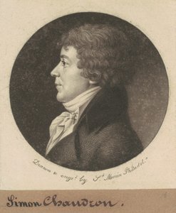 Jean-Simon Chaudron autorstwa Charles B. J. Févret de Saint Mémin