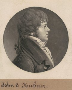 John C. Hubner autorstwa Charles B. J. Févret de Saint Mémin