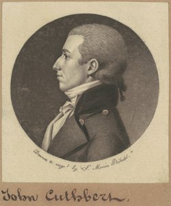 John Cuthbert autorstwa Charles B. J. Févret de Saint Mémin