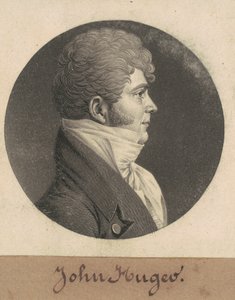 John Huger autorstwa Charles B. J. Févret de Saint Mémin
