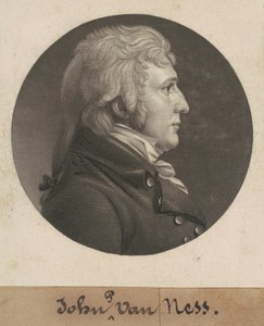John Peter Van Ness autorstwa Charles B. J. Févret de Saint Mémin