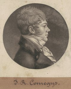 John R. Comegys autorstwa Charles B. J. Févret de Saint Mémin