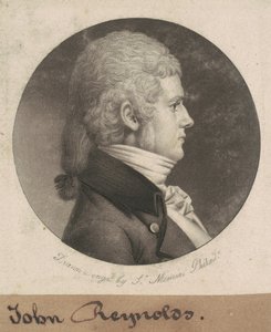 John Reynolds autorstwa Charles B. J. Févret de Saint Mémin