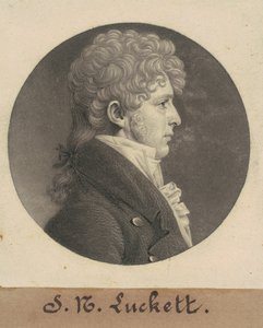 John Richards Triplett autorstwa Charles B. J. Févret de Saint Mémin