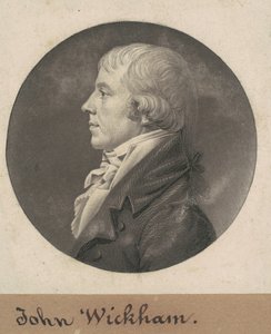 John Wickham autorstwa Charles B. J. Févret de Saint Mémin
