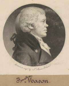 Jonathan Mason autorstwa Charles B. J. Févret de Saint Mémin