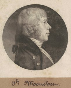 Józef Mouchet autorstwa Charles B. J. Févret de Saint Mémin