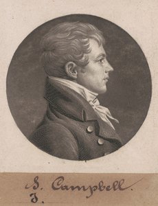 Levin Hicks Campbell autorstwa Charles B. J. Févret de Saint Mémin