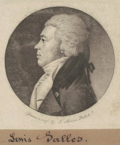 Lewis Halls autorstwa Charles B. J. Févret de Saint Mémin