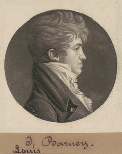 Louis Barney autorstwa Charles B. J. Févret de Saint Mémin