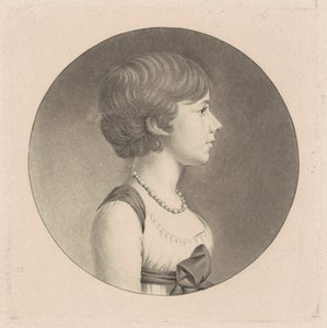 Louisa DuPonceau autorstwa Charles B. J. Févret de Saint Mémin