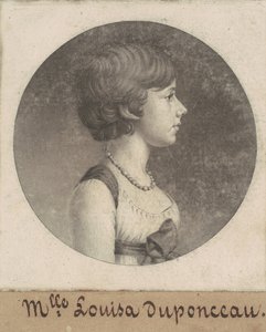 Louisa DuPonceau autorstwa Charles B. J. Févret de Saint Mémin