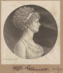 Mary Ann Smith Gilmor autorstwa Charles B. J. Févret de Saint Mémin