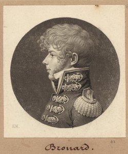 Michel Angelique Brouard autorstwa Charles B. J. Févret de Saint Mémin