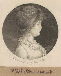 Pani Brumaud autorstwa Charles B. J. Févret de Saint Mémin