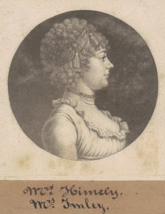 Pani James Henderson Imlay autorstwa Charles B. J. Févret de Saint Mémin
