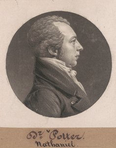 Nathaniela Pottera autorstwa Charles B. J. Févret de Saint Mémin