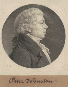 Peter Johnston, Jr. autorstwa Charles B. J. Févret de Saint Mémin