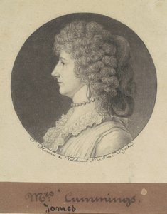 Phoebe Harisson Cuming autorstwa Charles B. J. Févret de Saint Mémin