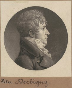 Pierre Auguste Charles Bourguignon Derbigny autorstwa Charles B. J. Févret de Saint Mémin