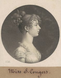 Sarah C. Conyers autorstwa Charles B. J. Févret de Saint Mémin
