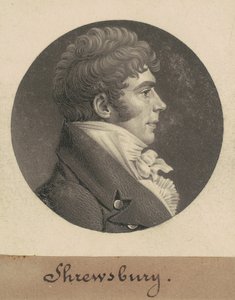 Shrewsbury autorstwa Charles B. J. Févret de Saint Mémin