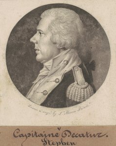 Stephen Decatur, s.r. autorstwa Charles B. J. Févret de Saint Mémin