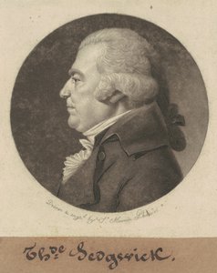 Teodor Sedgwick autorstwa Charles B. J. Févret de Saint Mémin