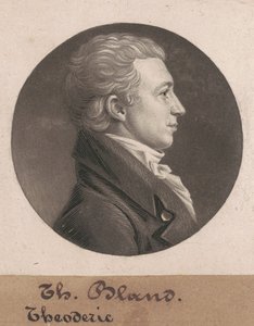 Theodorick Bland autorstwa Charles B. J. Févret de Saint Mémin
