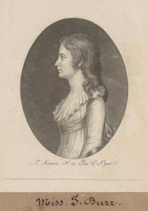 Teodozja Burr autorstwa Charles B. J. Févret de Saint Mémin
