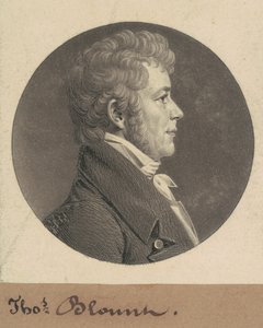 Thomas Blount autorstwa Charles B. J. Févret de Saint Mémin