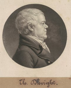 Thomas Dwight autorstwa Charles B. J. Févret de Saint Mémin