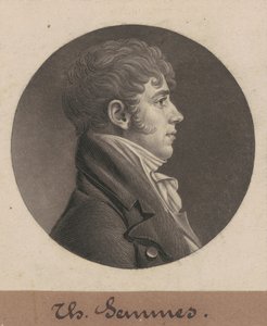Tomasz Semmes autorstwa Charles B. J. Févret de Saint Mémin