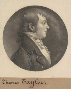 Thomas Taylor autorstwa Charles B. J. Févret de Saint Mémin