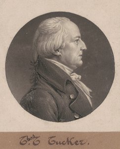 Thomas Tudor Tucker autorstwa Charles B. J. Févret de Saint Mémin