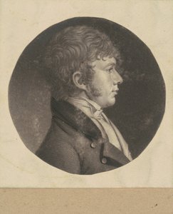 Niezidentyfikowany człowiek autorstwa Charles B. J. Févret de Saint Mémin