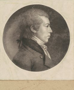 Niezidentyfikowany człowiek autorstwa Charles B. J. Févret de Saint Mémin