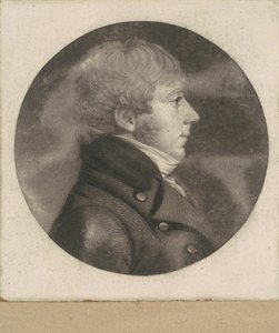 Niezidentyfikowany człowiek autorstwa Charles B. J. Févret de Saint Mémin