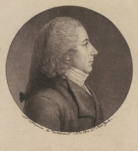 Niezidentyfikowany człowiek autorstwa Charles B. J. Févret de Saint Mémin